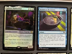 MTG TMNT Lot - Splinter Radical Rat #169 + more - Image 1