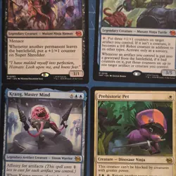 Magic: The Gathering TMT Lot Wizards Super Shredder Donatello Krang Prehistoric… - Image 1