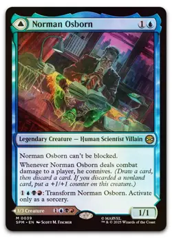 Norman Osborn #39 (Foil) (NM) Spider-Man SPM Magic MTG - Image 1