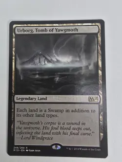 Wizards Urborg Tomb of Yawgmoth Core Set 2015 Legendary Land Rare 248 Regular - Image 1