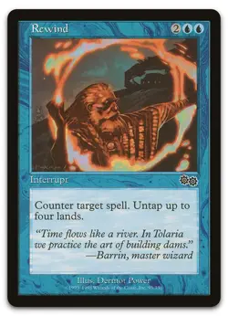 Rewind #93 (LP) Urza's Saga USG Magic MTG - Image 1