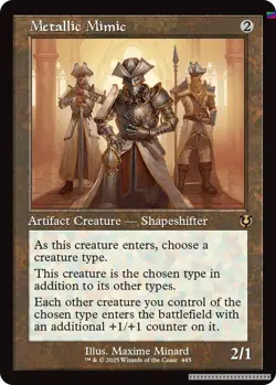 Metallic Mimic (Retro Frame) [INR - 445] - NM [Foil] TCG MTG - Image 1