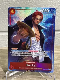 Shanks OP12-008 Alternate Art One Piece Card English Legacy of the Master - Image 1