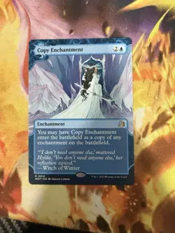 Copy Enchantment Enchanting Tales # 16 MTG Wilds of Eldraine Rare NM English - Image 1