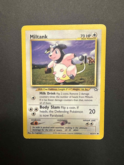 Miltank 41/111 Moo-Moo Milk 101/111 Neo Genesis Moderate Play Pokemon Card - Image 2