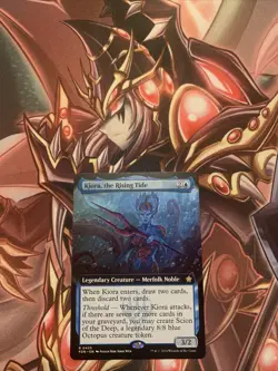 MtG - Kiora, the Rising Tide (Extended Art) - Foundations (Non Foil 455) - Image 1