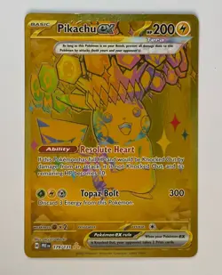 Pokemon Pikachu Ex 179/131 Sv: Prismatic Evolutions Hyper Rare Full Art Holo 20… - Image 1