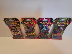 Pokemon TCG Mega Evolution Phantasmal Flames 4x Sleeved Booster Pack Art Set - Image 2