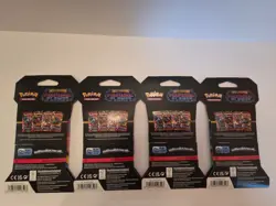 Pokemon TCG Mega Evolution Phantasmal Flames 4x Sleeved Booster Pack Art Set - Image 3