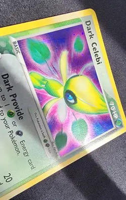 Dark Celebi 4/101 Holo Rare EX Hidden Legends 2004 Pokemon LP - Image 3