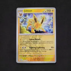 Jolteon - 135/165 - Scarlet & Violet 151 - Reverse Holo Rare - LP - Pokemon - Image 1