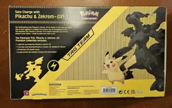Pokemon Pikachu & Zekrom GX Tag Team Premium Collection Box SEALED - Image 2