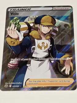 Pokemon TCG Volo 151/159 – Full Art Trainer Crown Zenith NM Ultra Rare Holo - Image 2