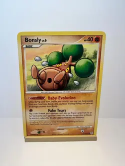 Bonsly 71/130 Common Diamond & Pearl Pokemon Moderately Played - Image 1