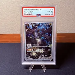 PSA 10 2025 Pokemon JP N’s Zekrom AR #210 M2a Art Rare GEM MT - Image 1