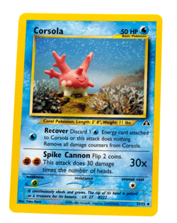 Corsola Pokemon Neo Discovery 37/75 LP - Image 1