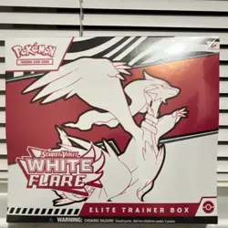 Pokemon TCG Scarlet & Violet White Flare Elite Trainer Box, Reshiram, Tornadus - Image 1