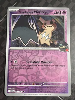 Team Rocket's Mimikyu - Destined Rivals 087/182 - Reverse Holo - NM - Pokemon x1 - Image 1