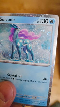 Suicune #26/94 Cosmos DOUBLE SWIRL Holo Heart Pokemon Phantasmal Flames PFL - Image 2