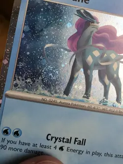 Suicune #26/94 Cosmos DOUBLE SWIRL Holo Heart Pokemon Phantasmal Flames PFL - Image 3