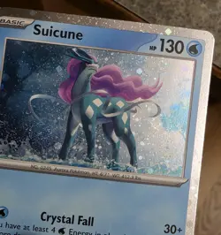 Suicune #26/94 Cosmos DOUBLE SWIRL Holo Heart Pokemon Phantasmal Flames PFL - Image 4