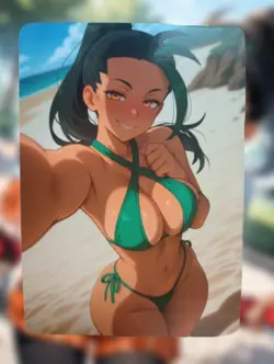 Nemona Pokemon Anime Waifu Sexy Goddess Doujin Lewd Hentai Card - Image 1