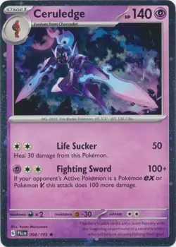Ceruledge 098/193 Cosmos Holo Promo Paldea Evolved Pokemon Card NM - Image 1