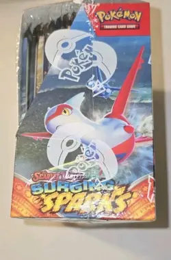 Pokemon TCG Scarlet & Violet Surging Sparks Booster Display Box (Factory Sealed) - Image 4