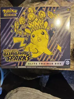 Pokemon TCG Surging Sparks Elite Trainer Box ETB NEW SEALED - Image 1