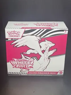 Pokemon TCG Scarlet & Violet White Flare ETB Elite Trainer Box + 4 Sealed Packs - Image 2