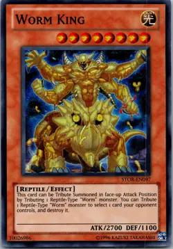 Yugioh Worm King STOR-EN097 Super Rare NM - Image 1