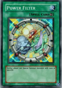 Yugioh Power Filter TDGS-EN058 Super Rare NM - Image 1