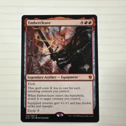 MTG English Embercleave Foil Promo Card Throne of Eldraine - Image 1