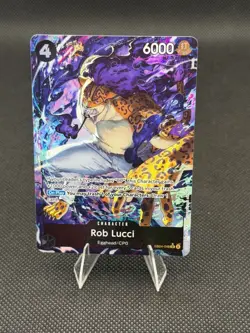 One Piece TCG Rob Lucci (Alternate Art) EB04-048 Adventure on Kami's Island Foil - Image 1