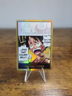 One Piece Gold DON!! OP15 ENGLISH Luffy Golden Bell - Adventure On Kamis Island - Image 1