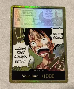 One Piece Gold DON!! OP15 ENGLISH Luffy Golden Bell - Adventure On Kamis Island - Image 1