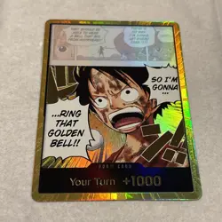 One Piece Gold DON!! OP15 ENGLISH Luffy Golden Bell - Adventure On Kamis Island - Image 2