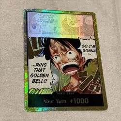 One Piece Gold DON!! OP15 ENGLISH Luffy Golden Bell - Adventure On Kamis Island - Image 3