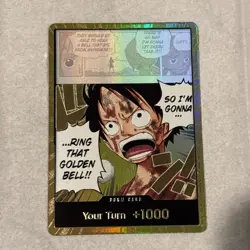 One Piece Gold DON!! OP15 ENGLISH Luffy Golden Bell - Adventure On Kamis Island - Image 4