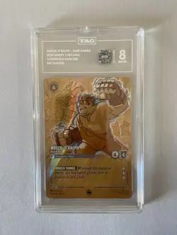 2024 Disney Lorcana ENCHANTED Wreck It Ralph Ham Hands TAG 8 #4080 - Image 1