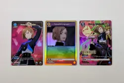 Union Arena Jujutsu Kaisen – Nobara Kugisaki Foil Promo Trio Lot - Image 1