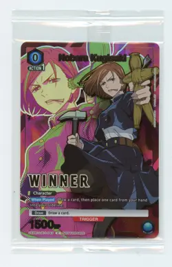 Nobara Kugisaki (Winner) Foil Union Arena Jujutsu Kaisen Promo JJK-1-043 Sealed - Image 1