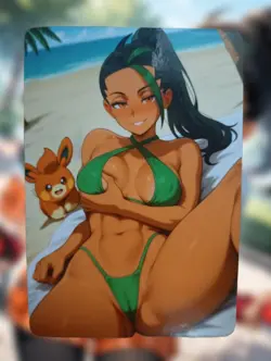 Nemona Pokemon Anime Waifu Sexy Goddess Doujin Lewd Hentai Card - Image 1