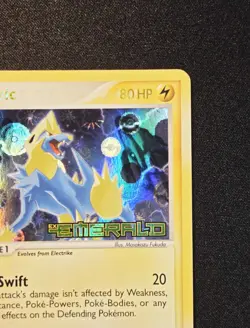 Manectric 7/106 EX Emerald 2005 Reverse Holo Rare Pokemon Card TCG - Image 4