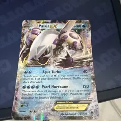 Pokemon Palkia EX Full Art Ultra Rare Holo 31/122 Breakpoint 180 HP Card - Image 1