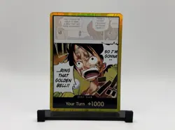 One Piece CG - DON!! Card (Luffy) (Gold) - Adventure on Kami's Island OP15-EB04 - Image 1
