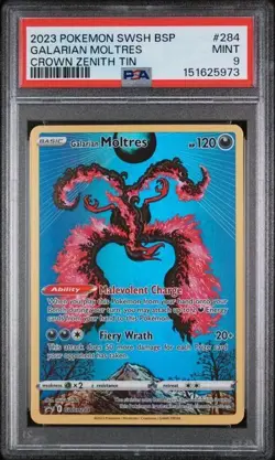 Galarian Moltres SWSH284 SWSH: Sword & Shield Promo Cards Holo PSA 9 Mint - Image 1