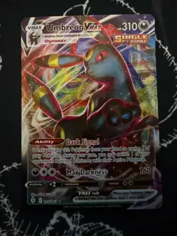 Umbreon VMAX - 095/203 - Pokemon Card - Evolving Skies - MP One Little Crease - Image 1