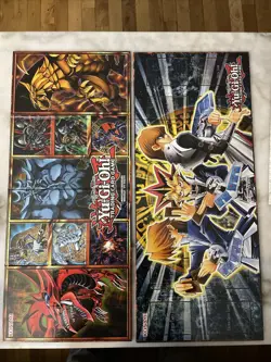 Yu-Gi-Oh! Trading Card Game Playmat/playboard 2014 Egyptian Gods Konami x2 - Image 1