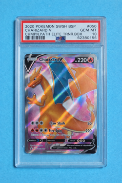PSA 10 Charizard V SWSH050 SWSH: Sword & Shield Promo Cards Holo - Image 1